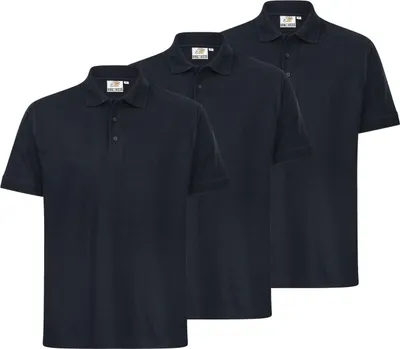 Produktbild von 3er Set Herren Poloshirt workwear basic im Vorteilspack Berufskleidung der Marke WORXWEAR