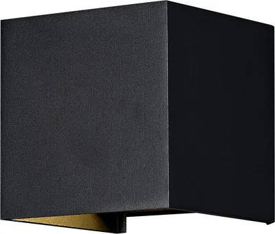 Produktbild von Maytoni Fulton LED Wandleuchte, IP54, 2 Lichtpunkte, 3000K, 400lm, 6W, Schwarz