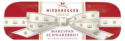 Zdjęcie produktu dla Niederegger brązowy chleb marcepanowy z ciemną czekoladą 125g