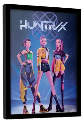 Produktbild von KPop Demon Hunters Collector Print Poster im Rahmen Huntrix