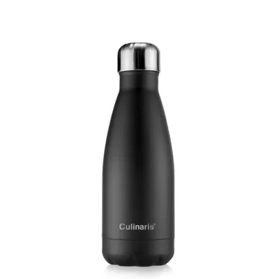 Produktbild von Isolierflasche - 350 ml - schwarz | Culinaris