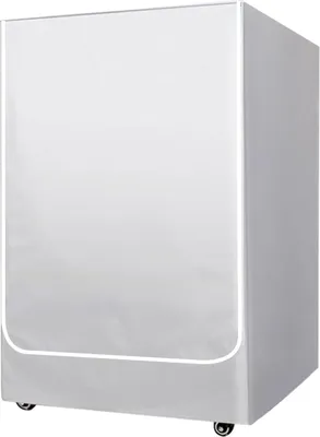 Produktbild von Waschmaschine Abdeckung Wasserdicht, 60 x 65 x 90 cm Graue Staubdichte Abdeckung für Frontlader Waschmaschine und Trockner, UV Schutz, Alterungsbeständig, Schmutzabweisend