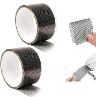 Immagine prodotto di 2 rotoli di nastro in fibra di vetro 2 m x 50 mm, nero
