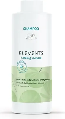 Produktbild von Wella Elements Calming, 1000 ml, Shampoo, Professionell, Frauen, trockenes Haar, Empfindliches Haar, Alle Farben