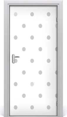 Produktbild von Tulup Türaufkleber 95x205 cm Dekorative Aufkleber Selbstklebend Wasserdichte Tapete Abnehmbar Schlafzimmer Wohnzimmer Wohnkultur - Punkte und Herzen