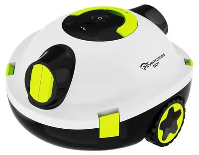 Produktbild von Robotischer Poolreiniger, Selbstparkfunktion, 90 Minuten Akkulaufzeit, Weiß