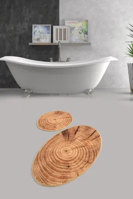 Obrázok produktu pre Mijolnir, Wood- CHL1534, farebné, Kúpeľňové rohože, 700 gr/m², 100% mikropolyamid