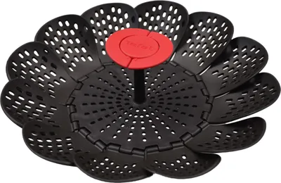 Produktbild von Tefal Ingenio Dampfkorb K20716, Standard Dampfgarerkorb, Kunststoff, Schwarz, Rot, 230 °C, Kunststoff, China
