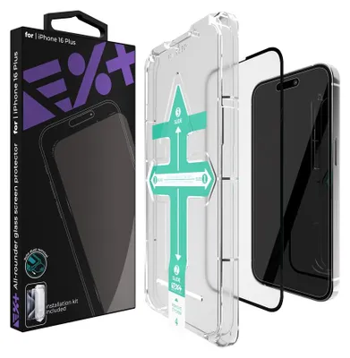Produktbild von Gehärtetes Schutzglas für iPhone 16 Plus Robust Transparent 9H