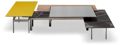 Obrázok produktu pre Moderný sivý kovový konferenčný stolík v elegantnom dizajne