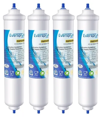 Immagine prodotto di Filtri per l'acqua compatibili con frigoriferi Samsung DA29-10105J, LG, Haier, confezione da 4 pezzi
