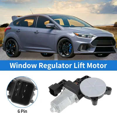 Image de Moteur De Lève-Vitre Électrique Côté Conducteur Avant Gauche Pour Ford Focus 2012-2018 No.Wlm269/6Cpz5423395D Moteur De Lève-Vitre 6 Broches