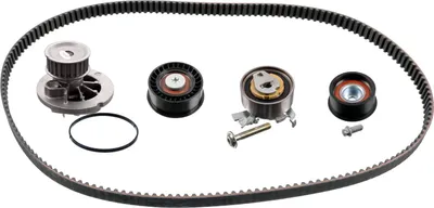 Produktbild von FEBI BILSTEIN 176609 Zahnriemensatz + Wasserpumpe für OPEL Corsa C Schrägheck (X01) Meriva A (X03) Astra H Caravan (A04) Astra H Schrägheck (A04)