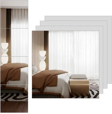Produktbild von Klebende Acrylspiegel für Wand, selbstklebend, groß, Fitness