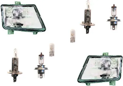 Produktbild von Scheinwerfer passend für Mercedes 638 Vito 96-03 Leuchtmittel Set Li. Re 6388200061 A6388200061 6388200161 A6388200161 Johns
