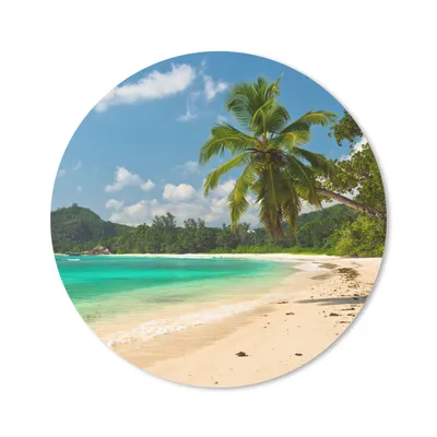 Produktbild von MuchoWow® Mauspad Mousepad Tropisch - Insel - Strand 20x20 cm - Mousepads - Maus Mat - Pad - Mausunterlage - Schreibtischmatte