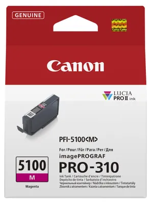 Obrázek produktu pro Canon PFI-5100 M, Purpurová, 14,4 ml, 1 kusů, Balení po jednom