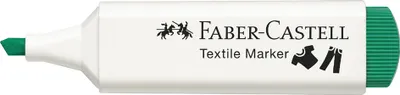 Produktbild von FABER-CASTELL Textilmarker Keilspitze gelb