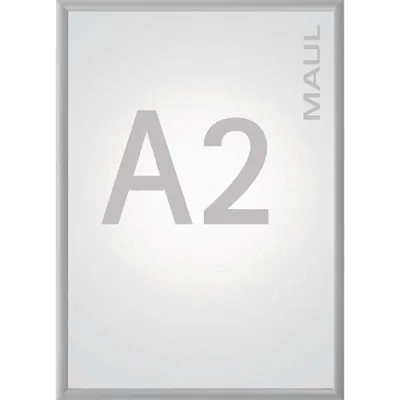 Produktbild von MAUL Klapprahmen MAULstandard Hochformat A2 Aluminium 45 x 62.5 x 1.1 cm silber