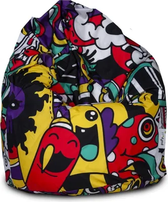 Obrázek produktu pro Ecopuf, Mega Sako, sedací vak Pouf, sedací vak Poufsessel Pufsack pro děti, dospělé, 85 x 135 cm, Fantasy-dg50