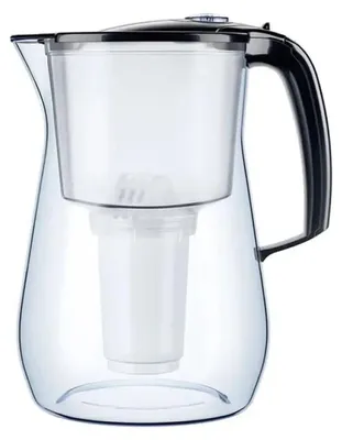 Image de AQUAPHOR Provence 4.2 l CZARNY Jug Black, Transparent