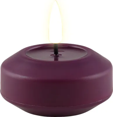 Zdjęcie produktu dla Świeca pływająca LED Deluxe Homeart 2 sztuki z tworzywa sztucznego - fioletowa