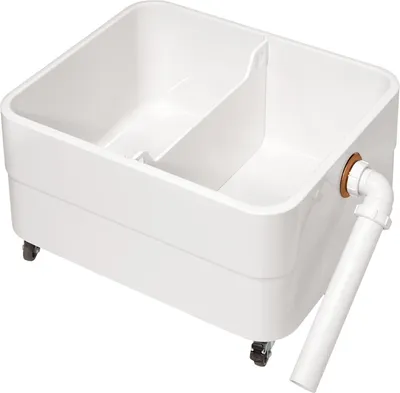 Produktbild von KWC Schlammfangbecken, SIRIUS, MIRANIT, 660x370x550 mm, auf Rollen
