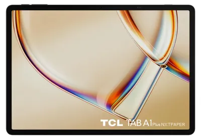 Image de Tablette TCL TAB A1 Plus NXTPAPER, écran de 12,2 pouces, processeur Qualcomm Snapdragon 4 Gen 2 Octa-Core, 6 Go de RAM, 256 Go de stockage, Wi-Fi, Bluetooth, couleur grise