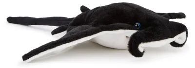 Produktbild von Zappi Co Plüsch Kinder Kuscheltier Weiches Kuschel Plüschtier - Teil der Safari-Tiere-Kollektion, Perfekt für Kinder(33cm)(Manta)