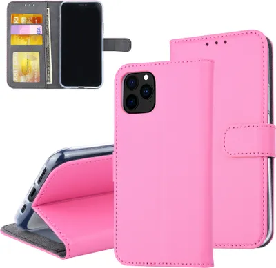 Obrázek produktu pro Pouzdro typu kniha Apple iPhone 11 Pro Card holder Hot Pink - Magnetické zavírání