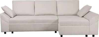 Immagine prodotto di Divano angolare "Vaugirard II" in velluto a coste - 3 posti - Beige