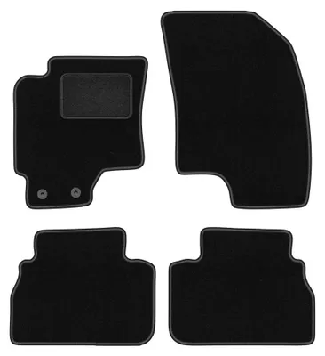 Productafbeelding van Velours automatten voor Chevrolet Evanda 2006-2012 (sedan) – 4-delig, zwart, op maat – Wielganizator LUX
