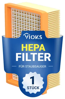 Produktbild von VIOKS Flachfaltenfilter Ersatz für Kärcher 2.863-005.0 Filterkassette für Staubsauger