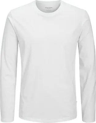 Obrázok produktu pre Jack & Jones Organic Basic Tričko s dlhým rukávom Biela S Pánska Biela S