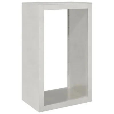 Produktbild von Brennholzregal 60x40x100 cm Edelstahl