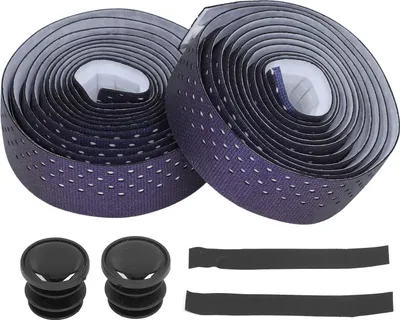 Productafbeelding van 2 stuks racefiets stuurlint, antislip fietshandvatband voor comfortabel fietsen, blauw