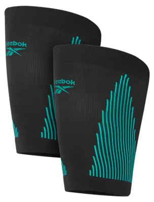 Produktbild von Reebok Knitted Compression Thigh Sleeve, Schwarz S