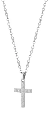 Produktbild von Stylische Herren-Stahlkette Cross MLJ666
