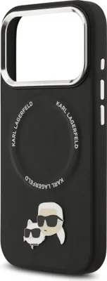 Immagine prodotto di Karl Lagerfeld Karl e Choupette Pins Custodia telefonica Magsafe per Iphone 17 Pro Taglia unica