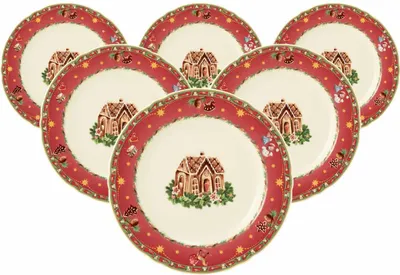 Produktbild von Seltmann Weiden Marieluise Weihnachtsnostalgie Frühstücksteller ø 20 cm 6er Set