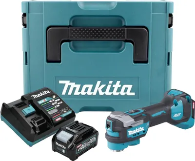 Produktbild von Makita TM 001 GM101 Akku Multifunktionswerkzeug 40 V max. Starlock Max Brushless + 1x Akku 4,0 Ah + Ladegerät + Makpac