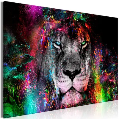 Obrázek produktu pro Netkané plátno obraz - Slunce Afriky (1 díl) šířka 120x80 cm Zvířata g-C-0311-b-a
