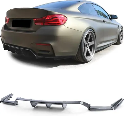 Produktbild von Sport Heckdiffusor Performance Carbon Look passt für BMW M3 F80 M4 F82 F83 ab 14