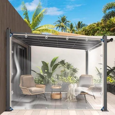 Obrázek produktu pro Vodotěsná PVC střecha 18 x 2 m pro altán, balkon, zahradu