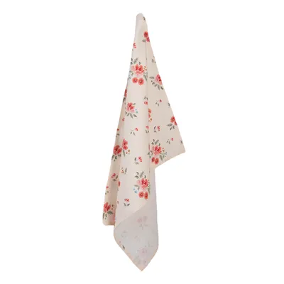 Obrázek produktu pro Ručník Clayre & Eef 50x70 cm béžový bavlněný Roses
