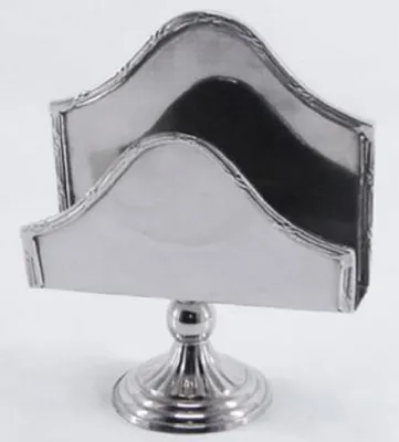 Produktbild von Casa Padrino Luxus Serviettenhalter Silber 13 x 5 x H. 16 cm - Hotel & Restaurant Accessoires