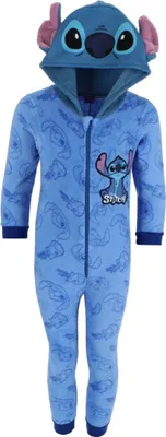 Obrázek produktu pro Lilo &amp; Stitch Fleece Onesie - teplý overal na spaní pro chlapce a dívky
