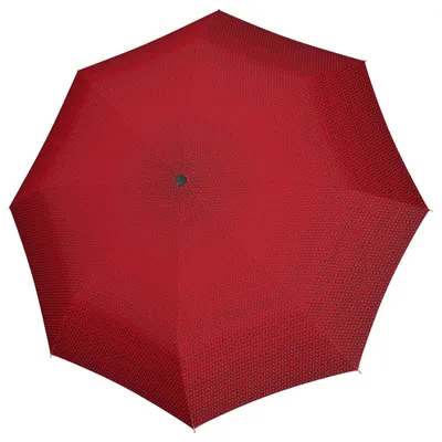 Produktbild von Knirps Taschenregenschirm Regenschirm T.200 Medium Duomatic Focus Red rot