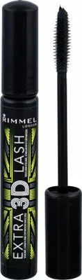 A product shot of Rimmel Extra 3D Lash Mascara.