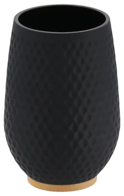 Produktbild von TENDANCE | Zahnputzbecher - Badezimmerbecher - schwarz - 280 ml - Zahnbürstenhalter - Badezimmer - Praktisch